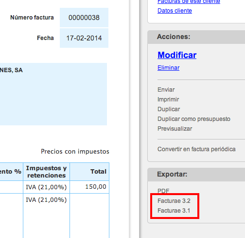 sufrir rehén telar FacturaDirecta: Generar tu facturae de forma automática