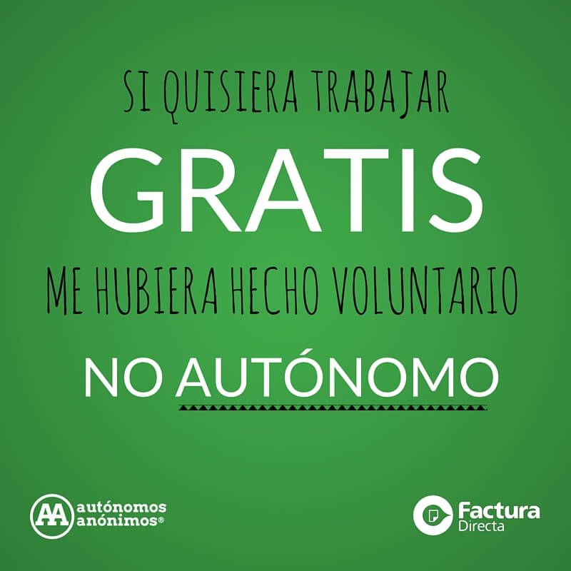 Trabajar gratis autónomo