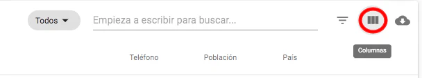 Añadir columnas en el listado de contactos