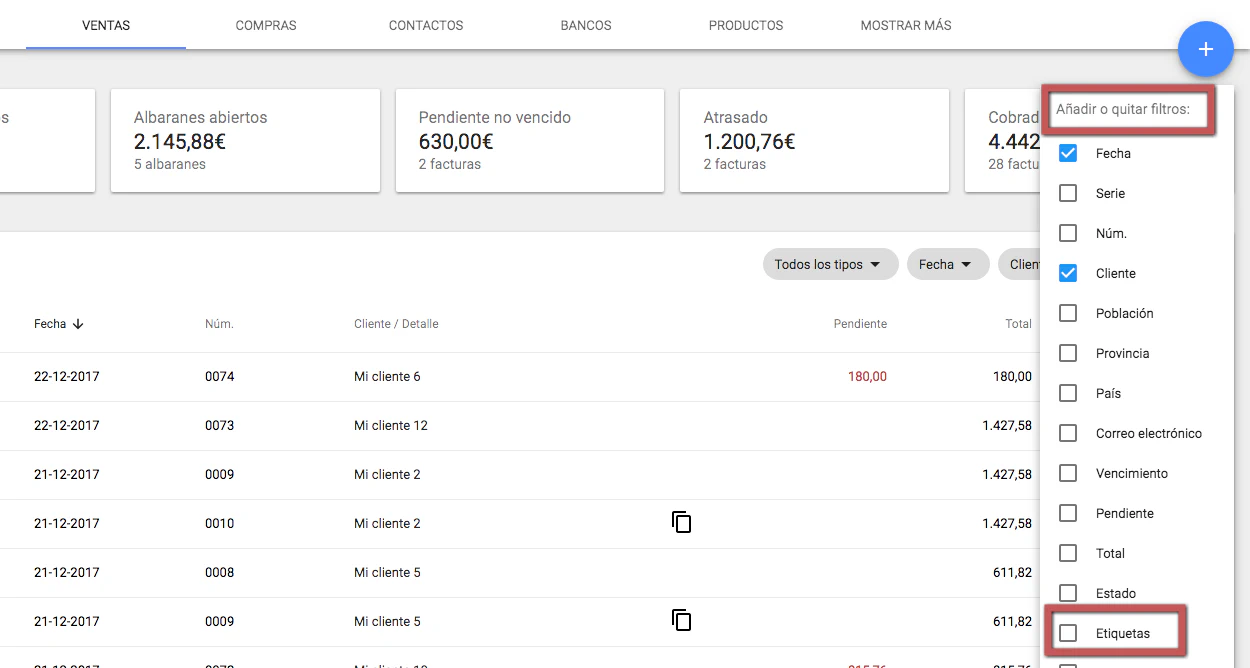 Filtrar por etiqueta