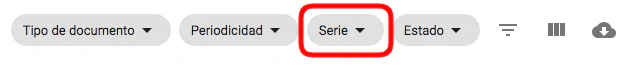 Usa el filtro Serie