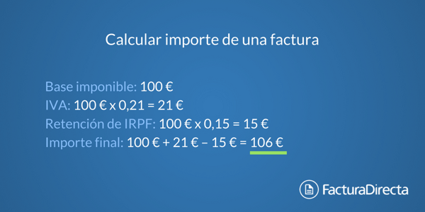 Calcular factura