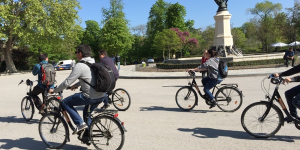 En bici por el Retiro