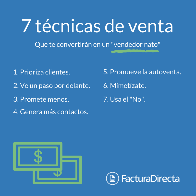 Técnicas de venta