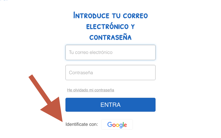 Acceso con Google a FacturaDirecta