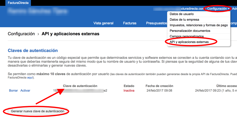 Plugin de FacturaDirecta para Woocommerce