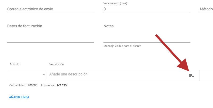 Variables en documentos recurrentes