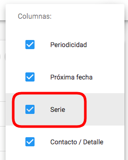 Columna Serie