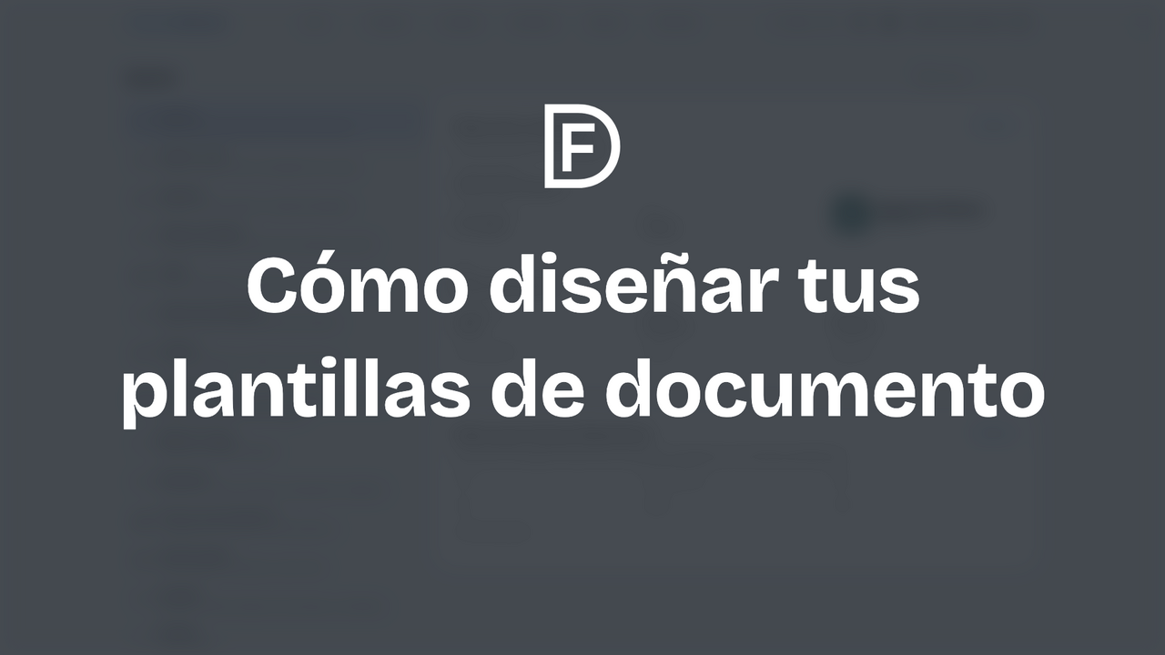 Diseña tus plantillas de documento