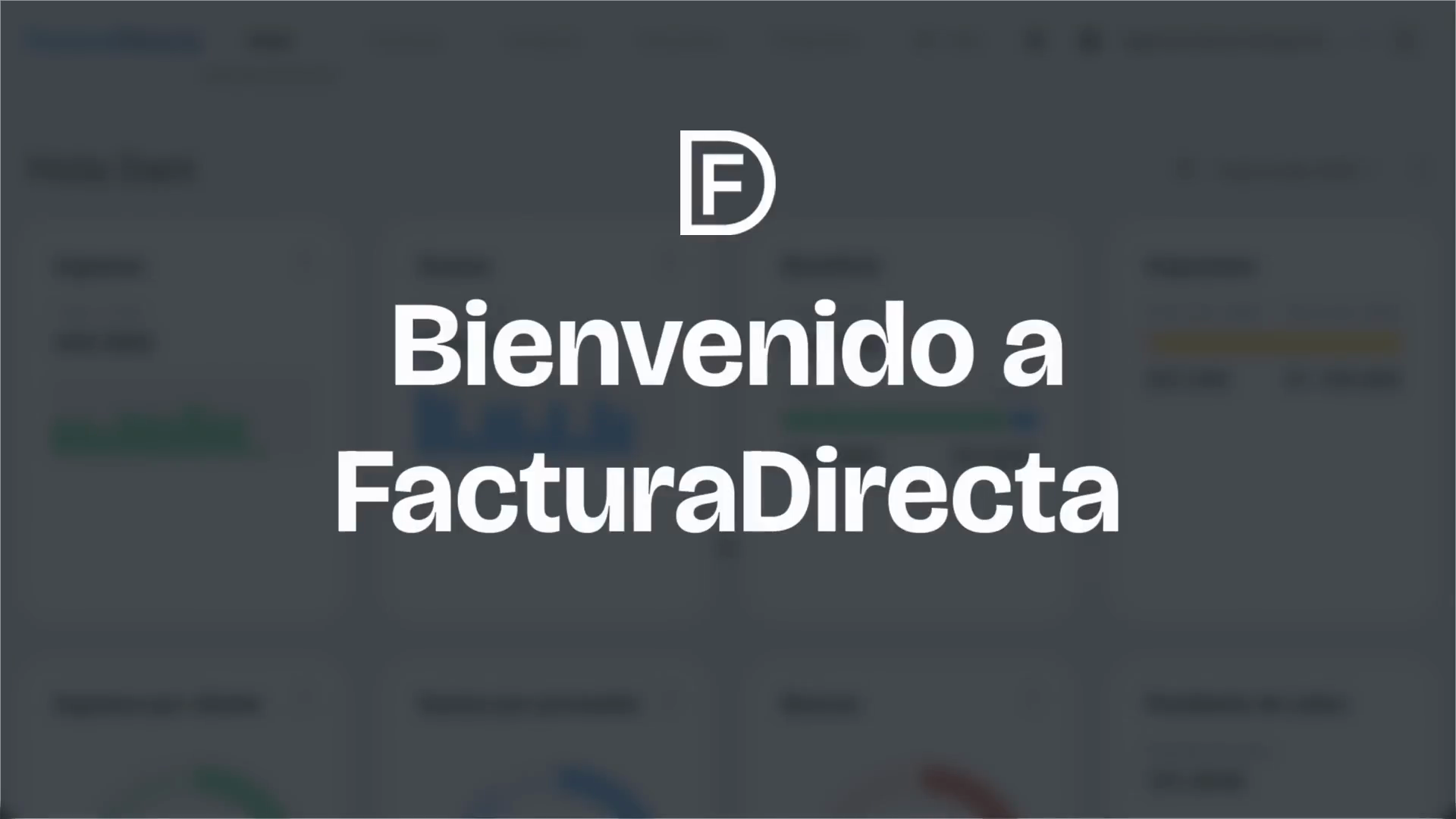 Tour general de FacturaDirecta